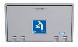 BABY CHANGING UNIT GREY HORIZONTAL *p