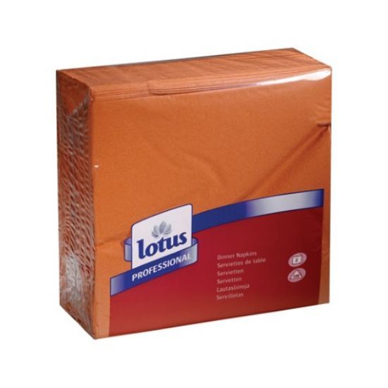 TORK DINNER NAPKIN 2PLY 39CM TERRACOTTA          (1800)