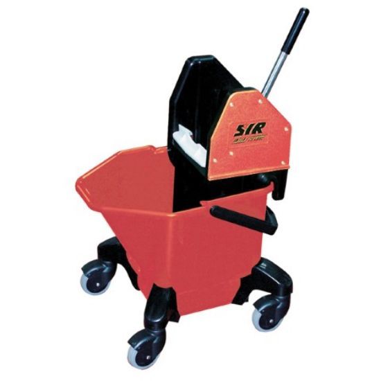 Jangro Tc20 Combo Bucket/Wringer With Castors 20l Red