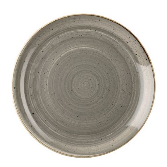Stonecast Coupe Plate 11.25" Peppercorn Grey (Case Of 12)