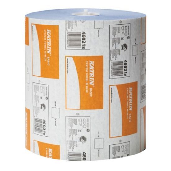 Katrin Basic System Towel 1ply 21cmx200m 895 Sheet Blue(6) M