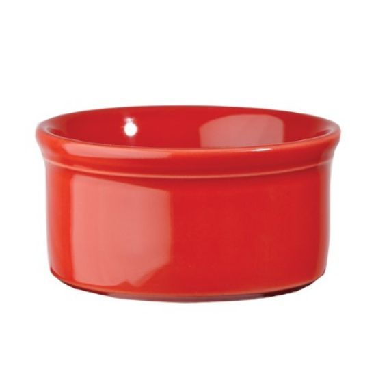 CASE OF 24 CHURCHILL RAMEKIN LARGE 3.5" 6.9OZ RED