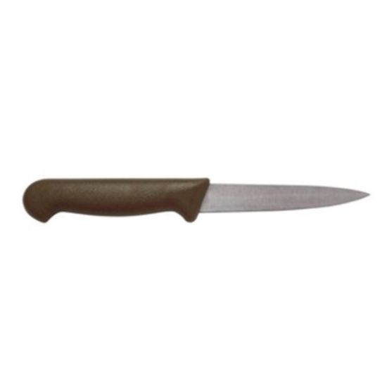 GENWARE 4" VEGETABLE KNIFE BROWN
