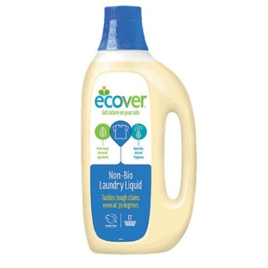 ECOVER NON-BIO LAUNDRY LIQUID 6 X 1.5LTR