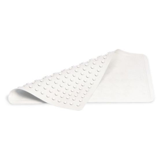 T/Line Rubber Grip Bath Mat 572x356mm White