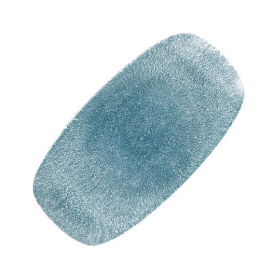 RAKU TOPAZ BLUE CHEFS OBLONG PLATE 11.75" X 6" (12)
