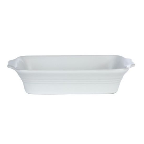 White Rectangular Baking Dish 25cm (Case Of 4)
