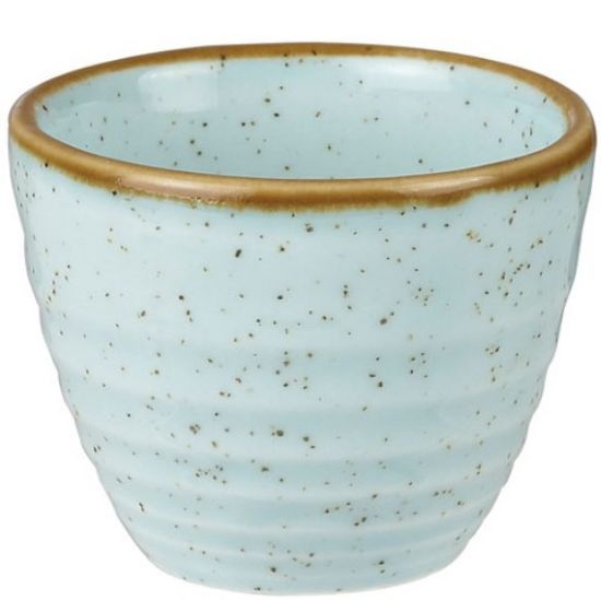 Churchill Stonecast Ripple Dip Pot 2oz Duck Egg (Case Of 12)