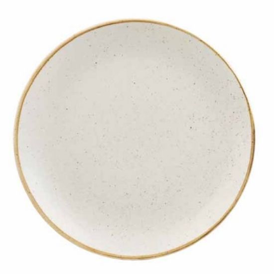 Churchill Stonecast Coupe Plate 10.25" Barley White (Case Of 12)