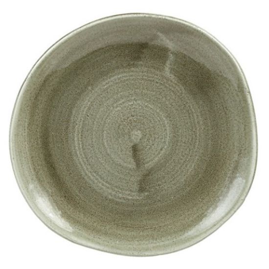 Churchill Stonecast Round Plate 7.25" Patina Brunished Green (Case Of 12)