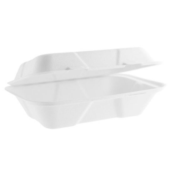 Vegware Nourish Bagasse Clamshell 9x6" (Pack Of 50)