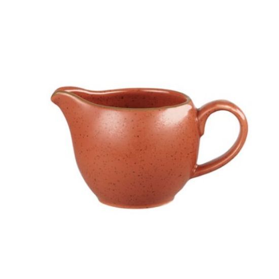 CASE OF 4 STONECAST PROFILE JUG 4oz 11.4cl SPICED ORANGE