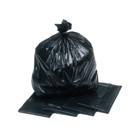 Jangro Refuse Sacks 18x29x39 180g Heavy Duty Black 18kg/90l (200)