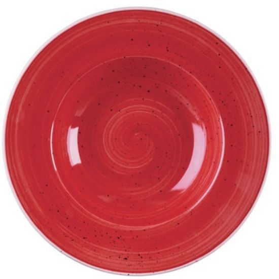 STONECAST PROFILE WIDE RIM BOWL 10.9" BERRY RED (12)