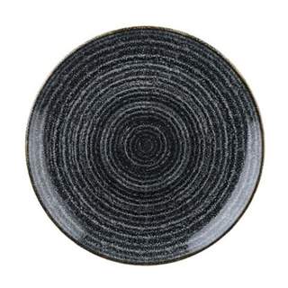 STUDIO PRINTS COUPE PLATE 26CM 10.25" CHARCOAL BLACK(12)