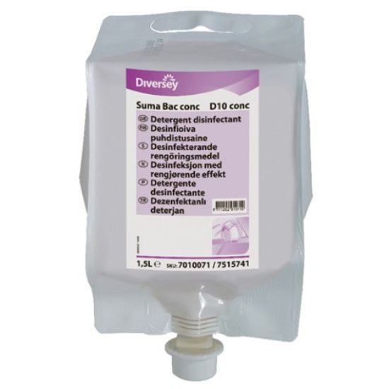 Suma Bac Conc Sanitiser D10 1.5l (Case Of 4) **LQ**