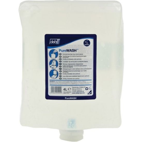 DEB PURE WASH LOTION HAND CLEANSER 4X4LTR