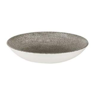 RAKU QUARTZ BLACK COUPE BOWL 7.25" 15oz (12)