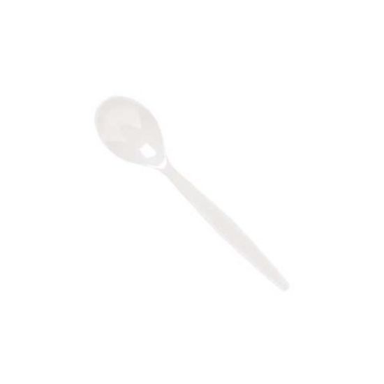 POLYCARB TEA SPOON WHITE (12)