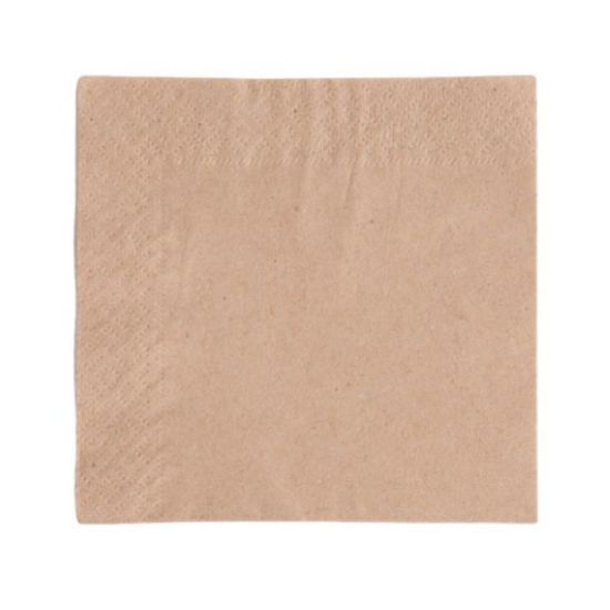 Vegware Unbleached Napkin 24cm  (Pack Of 250)