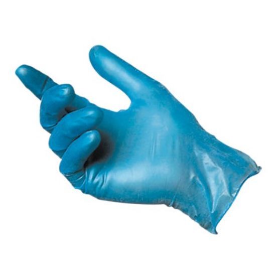 Jangro Professional 4g Vinyl Gloves Powder Free Blue X-Large (Pack Of 100)