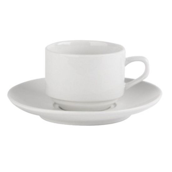 Simply Stacking Teacup 7oz White (Case Of 6)