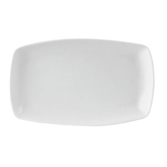 Simply Rectangular Plate 11.5x6.75" White (Case Of 4)