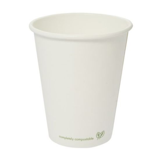 Vegware Single Wall Hot Cup 8oz White 79 Series (Pack Of 50)