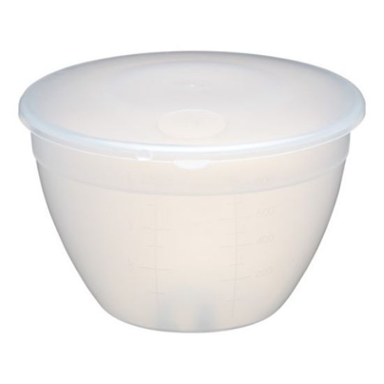 Plastic Pudding Basin & Lid 150ml 1/4pint (12)