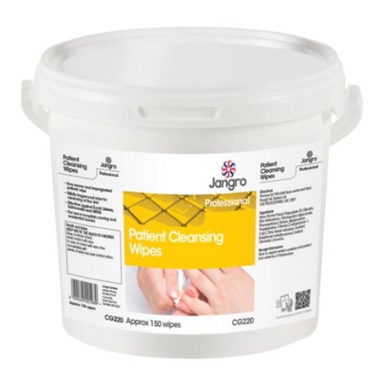 JANGRO PREMIUM PATIENT NURSING WIPES TUB (150)*s