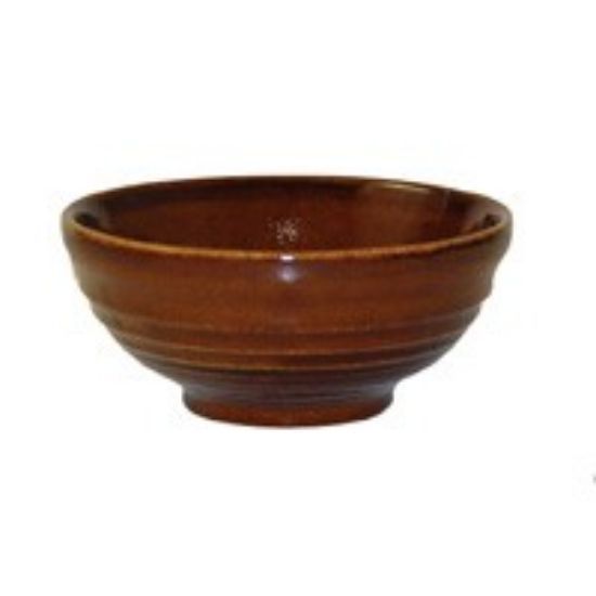 Churchill Bit On The Side Ripple Snack Bowl 10oz Cinnamon (Case Of 12)