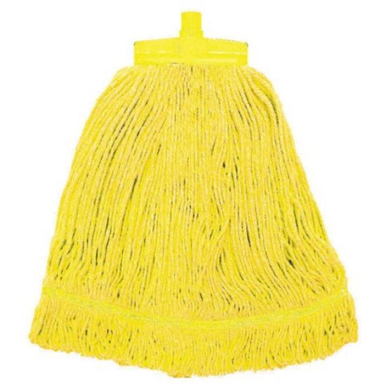 Interchange Mophead With Built In Scourer Yellow