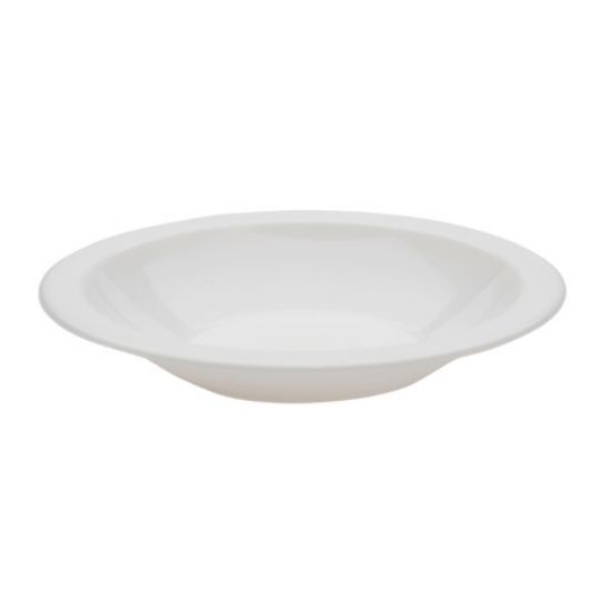 Polycarb Narrow Rim Bowl 6.8" White (12) *p