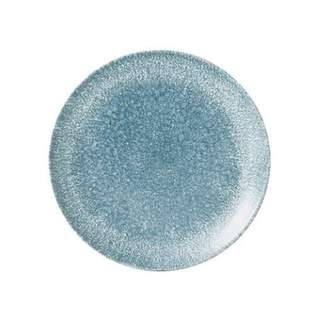 RAKU TOPAZ BLUE COUPE PLATE 6.5" (12)