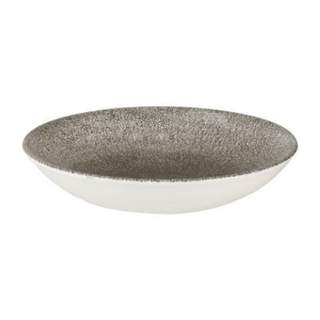 RAKU QUARTZ BLACK COUPE BOWL 9.75" 40oz (12)