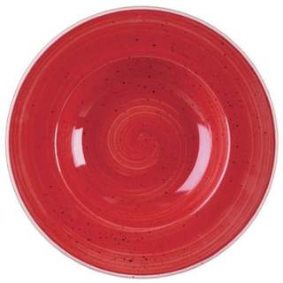 STONECAST PROFILE WIDE RIM BOWL 9.4" BERRY RED (12)