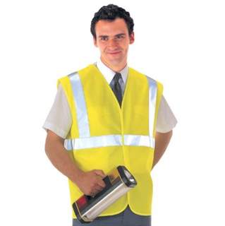 Hivis Vest 1 Band Small/Medium Yellow