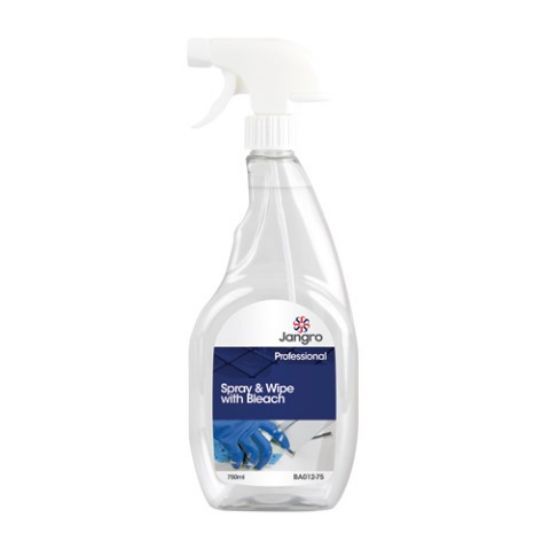 Jangro Spray & Wipe With Bleach 750ml *p (Single)