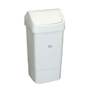 Swing Top Bin 50l White
