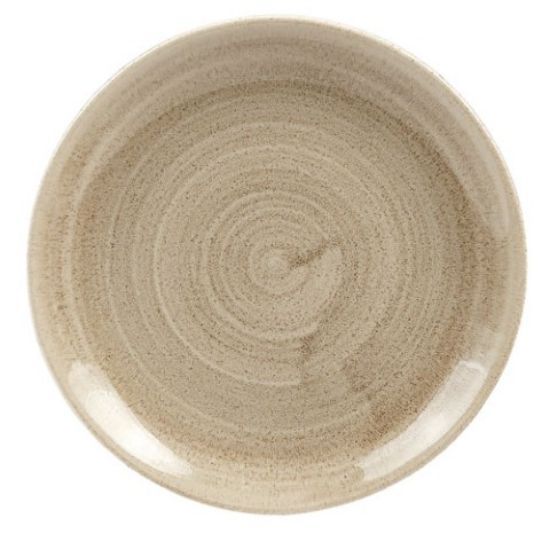 STONECAST COUPE PLATE 6.5" PATINA ANTIQUE TAUPE (12)