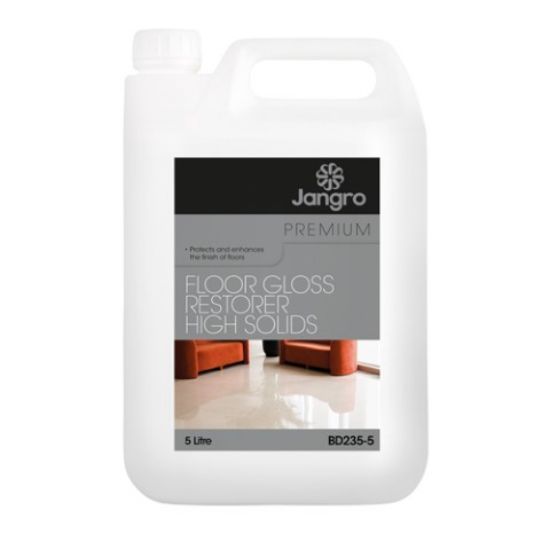 Jangro Premium (Sov) Floor Gloss Restorer High Solids 5ltr  (Case of 2)