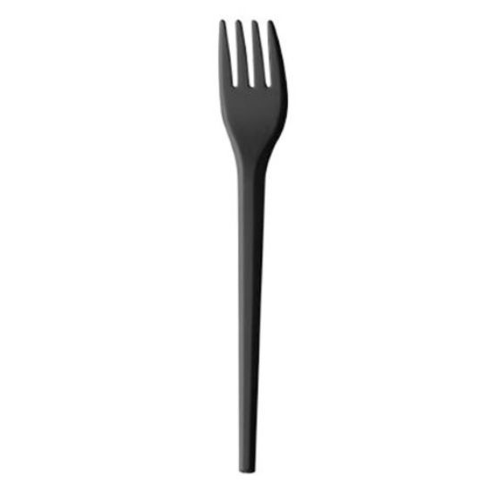 DISPOSABLE TABLE FORK BLACK x 100 *P