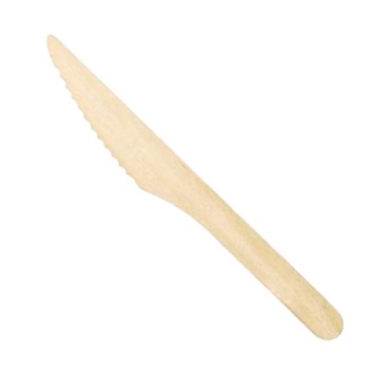 Disposable Wooden Knife (Pack Of 100)