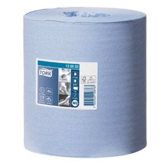 Tork Centrefeed Wiper 1 Ply 165m X 19cm Blue M2 (6)