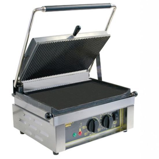 ROLLER GRILL TWIN CONTACT GRILL FLAT TOP/BASE PANINI FT