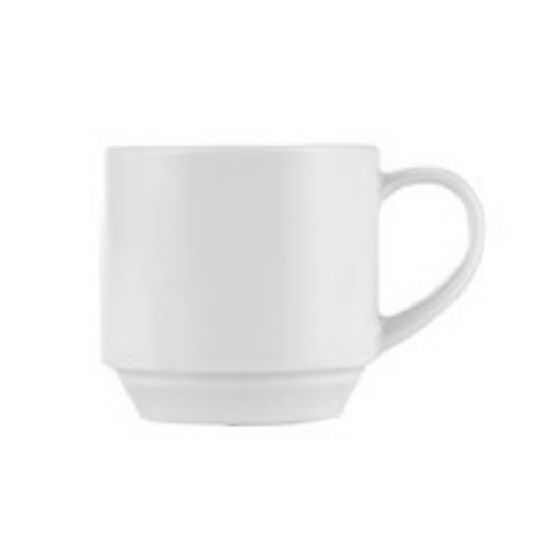 MENU STACKING TEA CUP 7.5OZ WHITE (6)