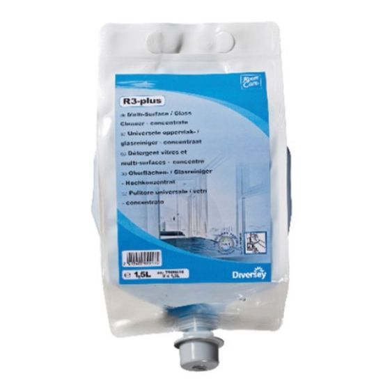 Room Care R3+ Glass & Multi-Surface Cleaner 1.5l  (Case Of 2)