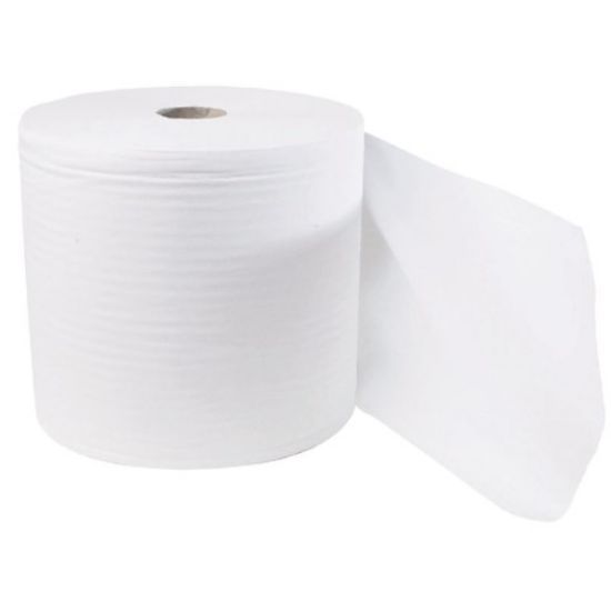 Jangro Monster Roll White 2ply 400mx26cm Shrinkwrapped Recycled (2)