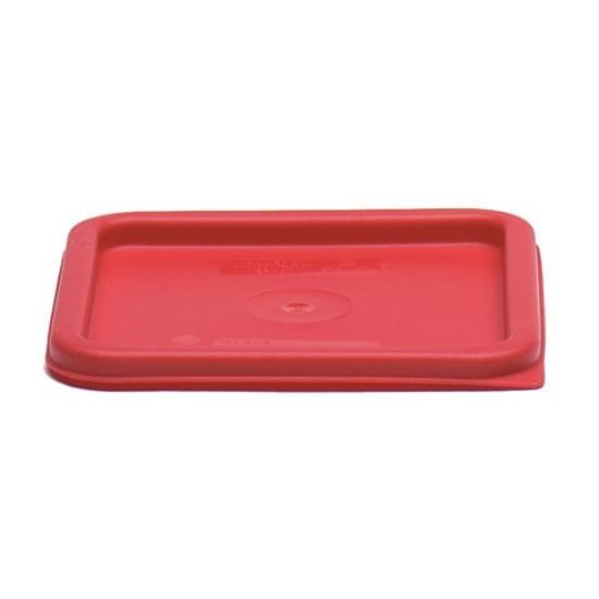 CAMBRO SQUARE LID 6/8QT RED