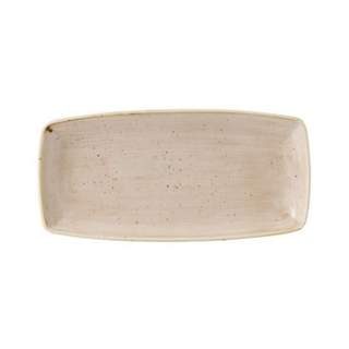 STONECAST NUTMEG CREAM OBLONG PLATE 11.75" X 6" (12)